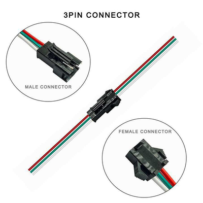3pin موصل تسخير الأسلاك الكهربائية UL TS 16949 ISO 9000 شهادة
