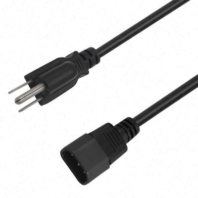 جودة  3 Prong AC US Plug Power Cord 10A 13A 15A 125V for laptop desktop مصنع