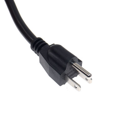 جودة  OEM UL Power Cord 3pin Pure Copper Core SJT SVT  SJTW SJTO Cable مصنع