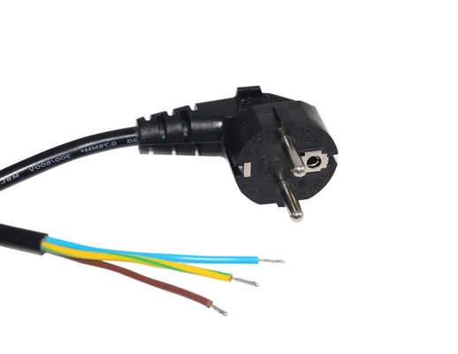 الأجهزة المنزلية 6ft 3 Pin AC Power Cable 16A Power Cord European Standard